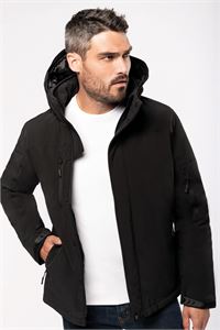 PARKA UOMO SOFTSHELL IMBOTTITO CON CAPPUCCIO